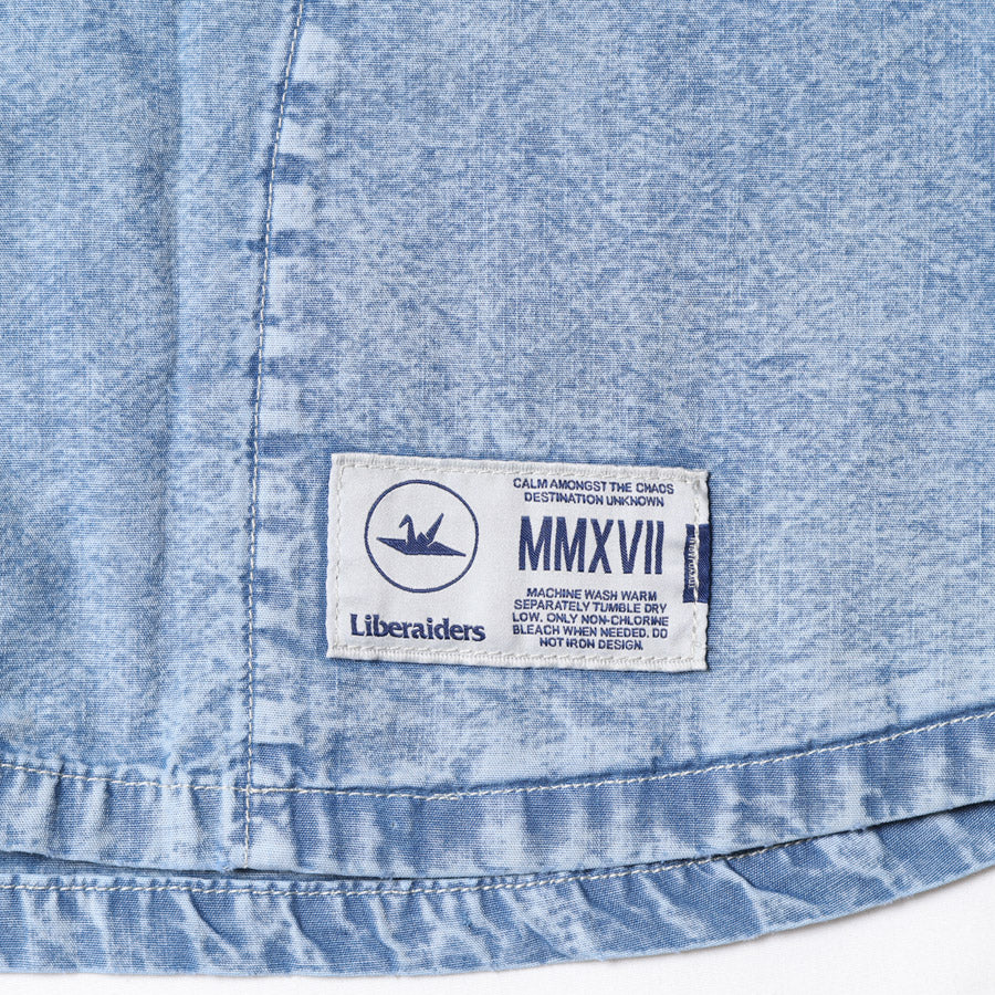 Liberaiders リベレイダース シャツ CHAMBRAY BASEBALL SHIRT 732012601 ベースボールシャツ