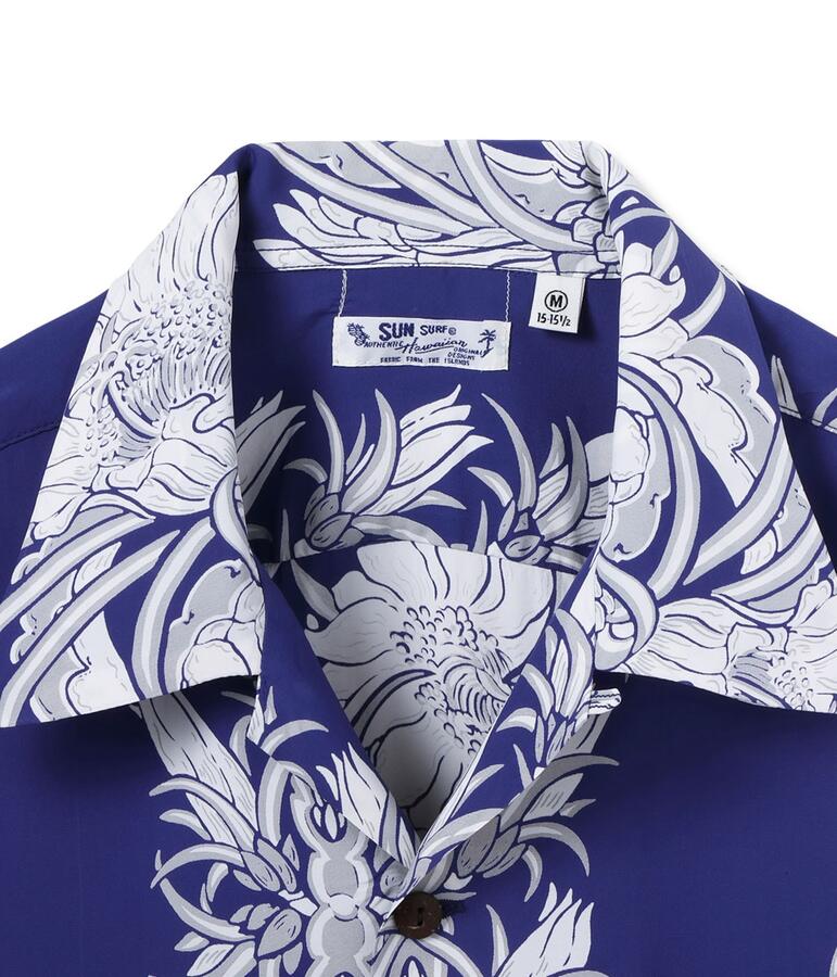 SUN SURF サンサーフ アロハシャツ SS39612 RAYON HAWAIIAN SHIRT NIGHT BLOOMING CEREUS BORDER 2026年春夏