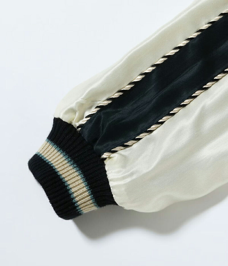 テーラー東洋 スカジャン TT15877-119 Mid 1950s Style Acetate Souvenir Jacket “ROARING TIGER” × “BLACK DRAGON”