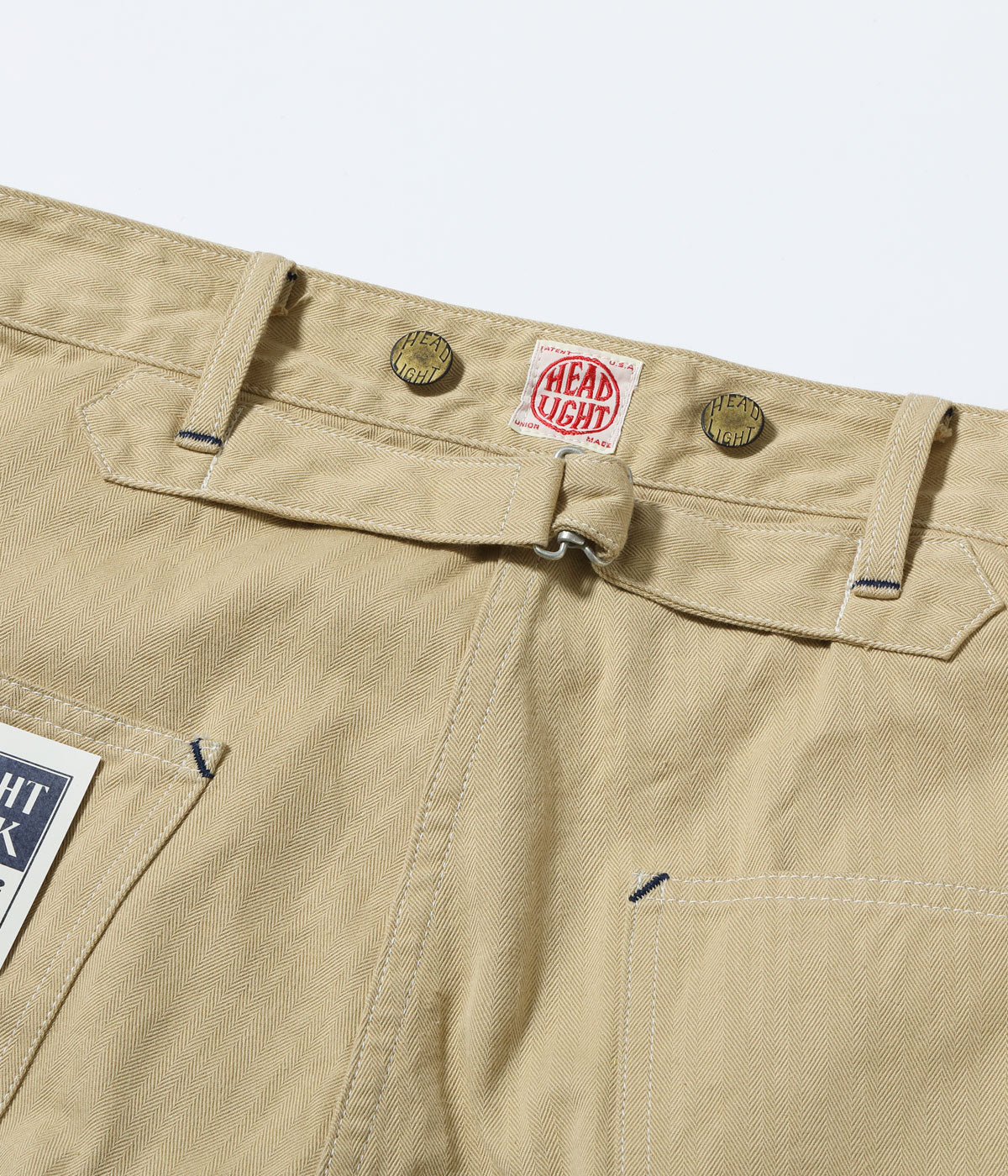 HEADLIGHT ヘッドライト HD42656 10oz. RANDOM HBT WORK DUNGAREES ワークパンツ