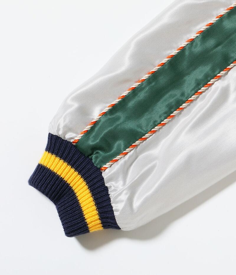 テーラー東洋 スカジャン TT15972-145 Early 1950s Style Acetate Souvenir Jacket ROARING TIGER EAGLE