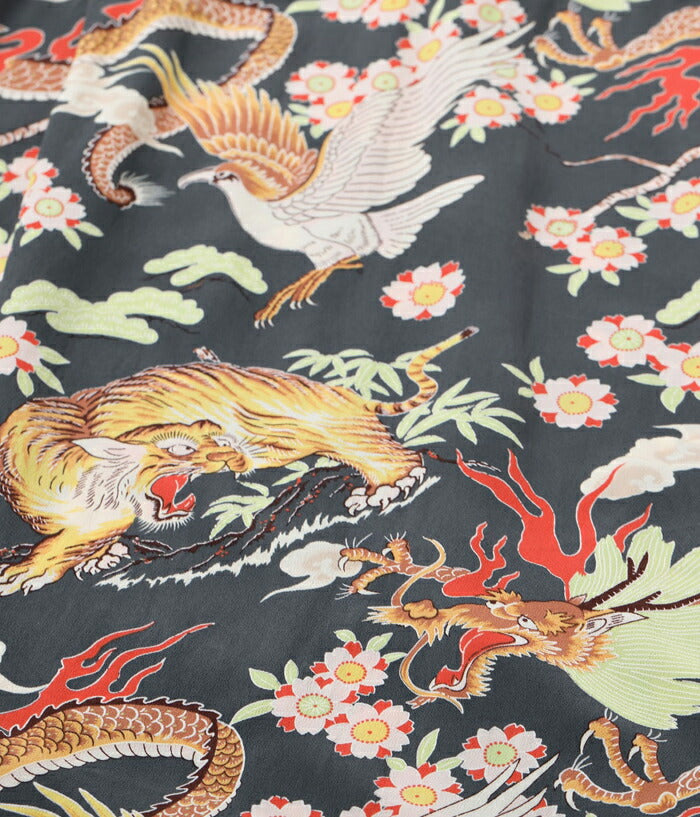 SUN SURF サンサーフ アロハシャツ SS39414 RAYON HAWAIIAN SHIRT “THE TRIANGULAR FIGHT”