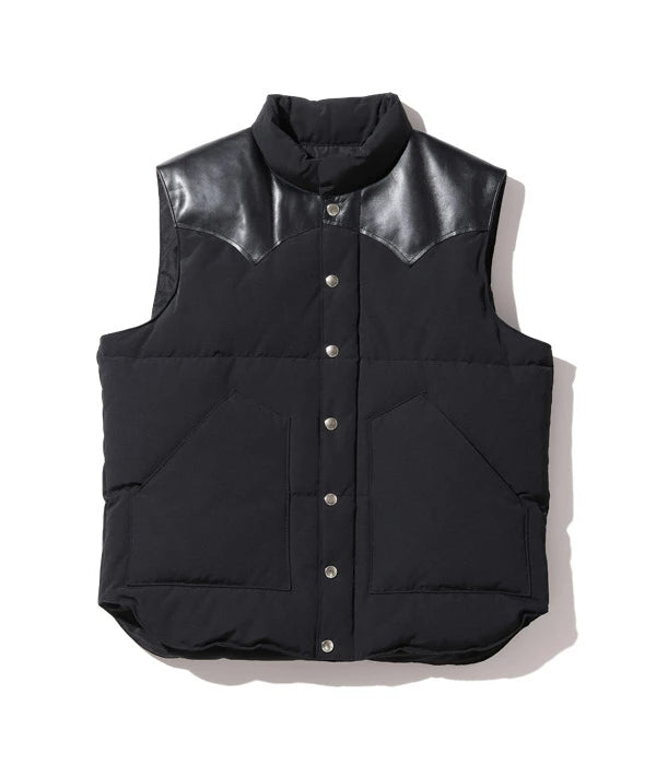 シュガーケーン SUGAR CANE ダウンベスト SC15222 LEATHER YOKE T/C DOWN VEST メンズ アメカジ