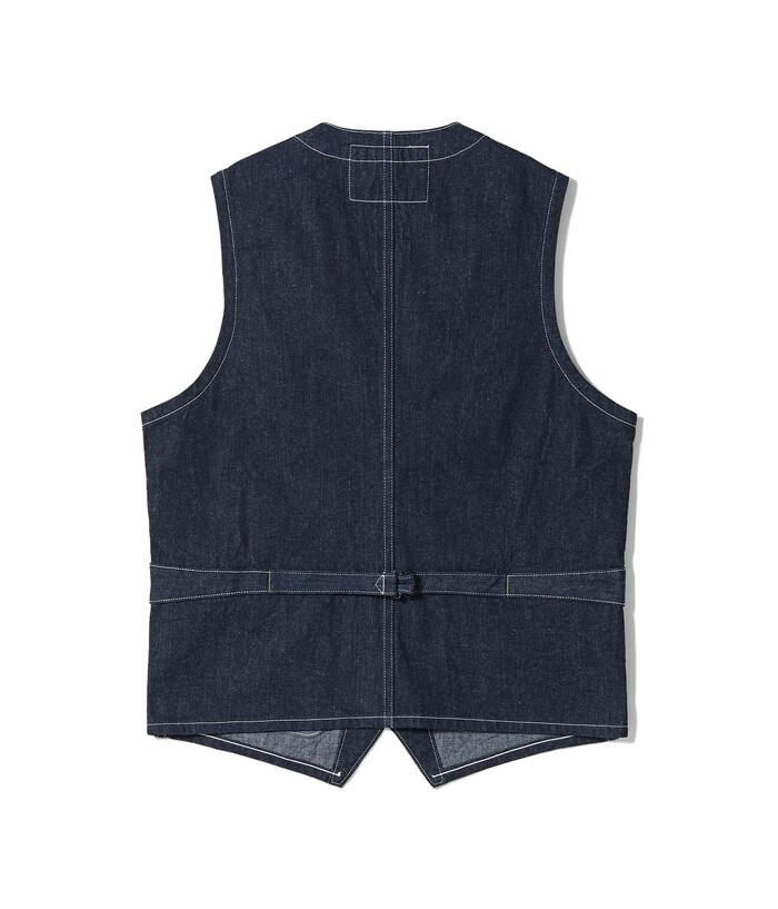 SUGAR CANE シュガーケーン Lot No SC15702 11oz. BLUE DENIM WORK VEST デニムワークベスト メンズ