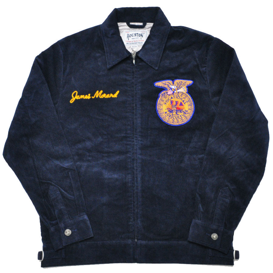 HOUSTON ヒューストン ジャケット 51448 CORDUROY EMBROIDERY JACKET (FFA) コーデュロイ刺繍ジャケット