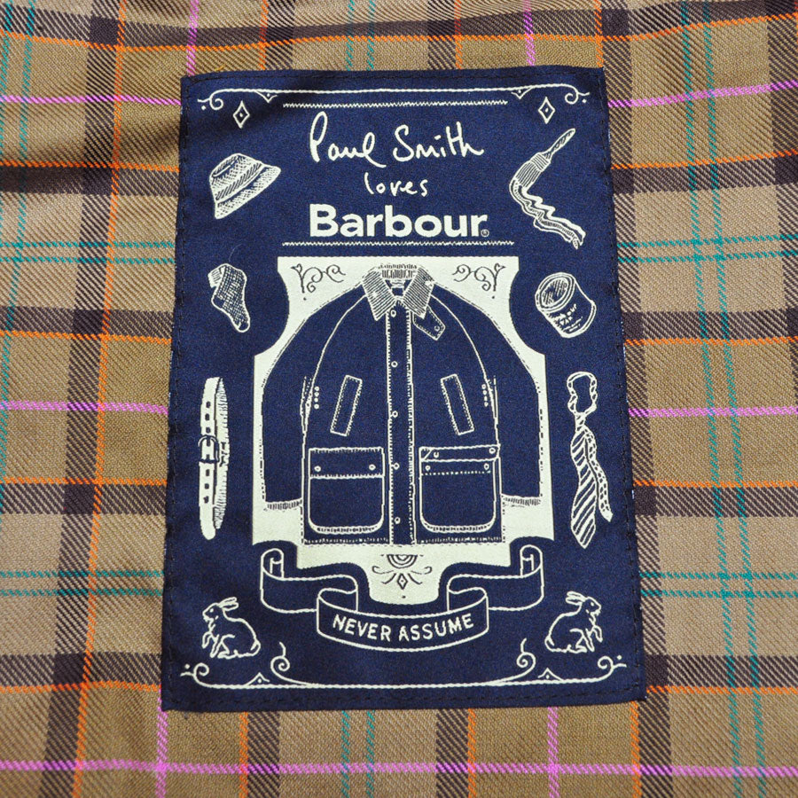 Barbour バブアー Paul Smith ポールスミス コラボ ジャケット TRANSPORT トランスポート ワックス ショート ジャケット MWX2610