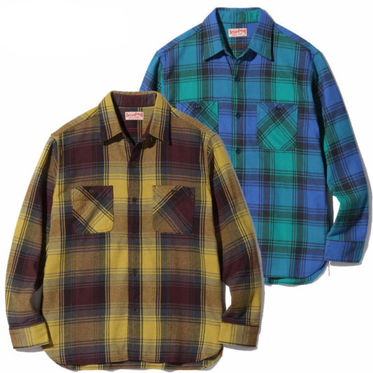 シュガーケーン SUGAR CANE シャツ SC29152 TWILL CHECK WORK SHIRT 長袖 メンズ アメカジ