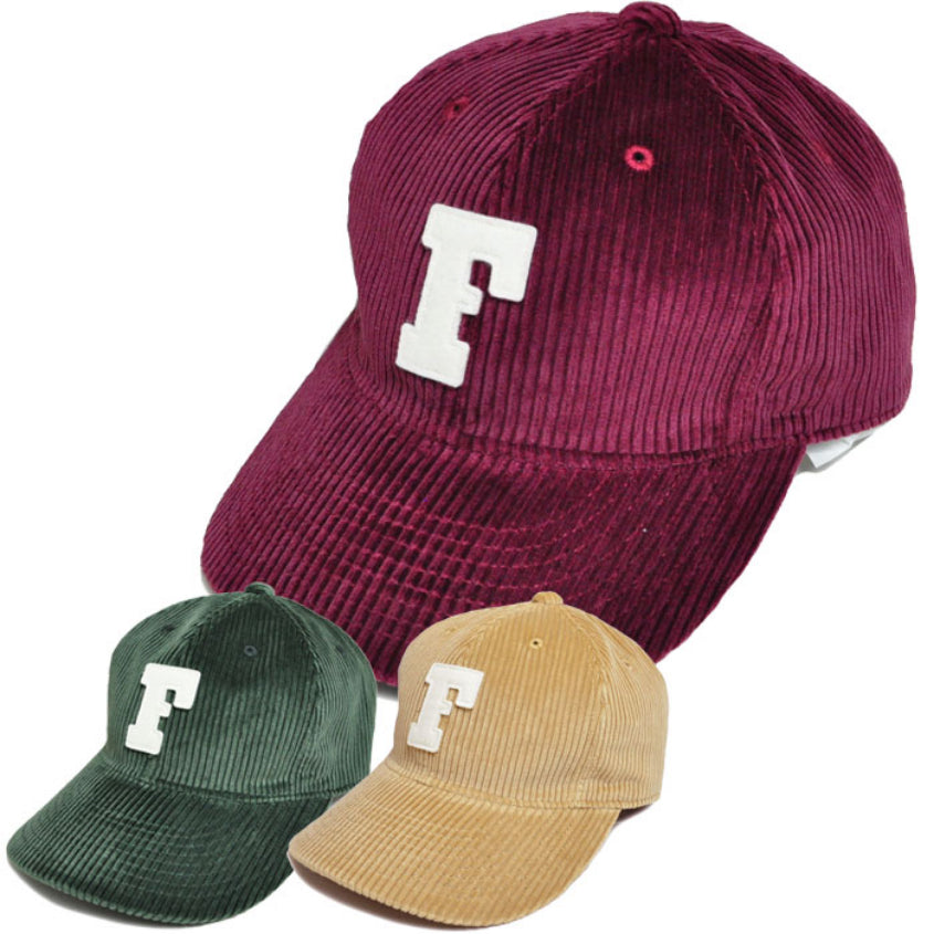 FULLCOUNT フルカウント キャップ 6Panel Corduroy Baseball 'F' Cap 6843-24A