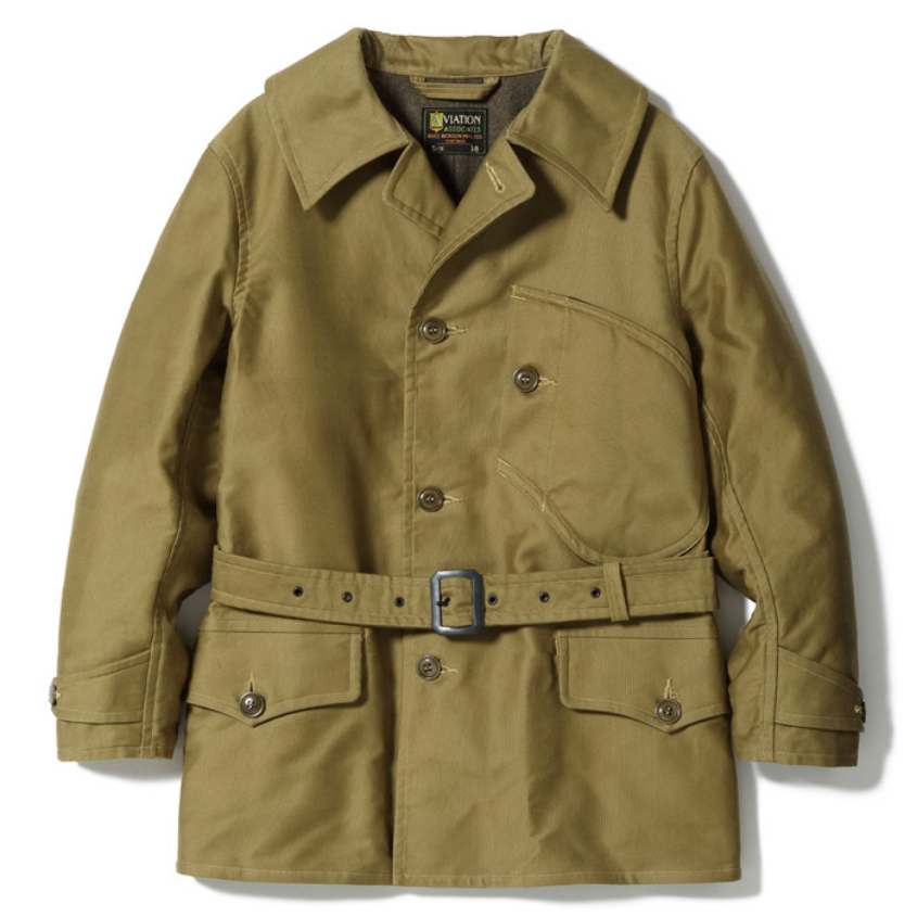 BUZZ RICKSON'S ミリタリーコート BR15588 AVIATION ASSOCIATES JUNGLE CLOTH AVIATOR COAT