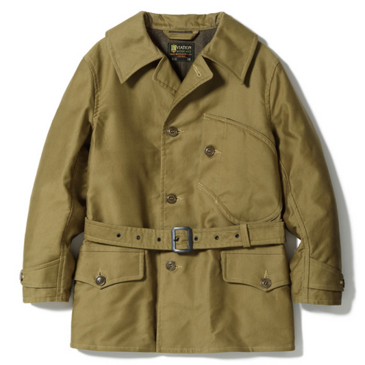 BUZZ RICKSON'S ミリタリーコート BR15588 AVIATION ASSOCIATES JUNGLE CLOTH AVIATOR COAT