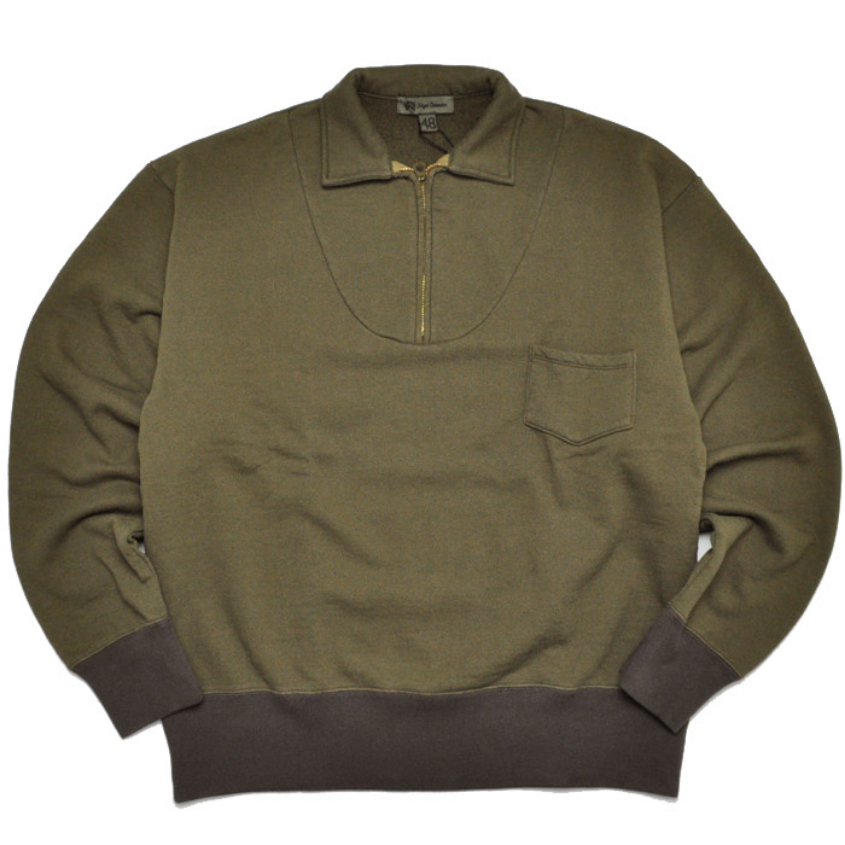 NIGEL CABOURN ナイジェルケーボン スウェット ジップアップスウェット ZIP UP SWEAT 80490020002