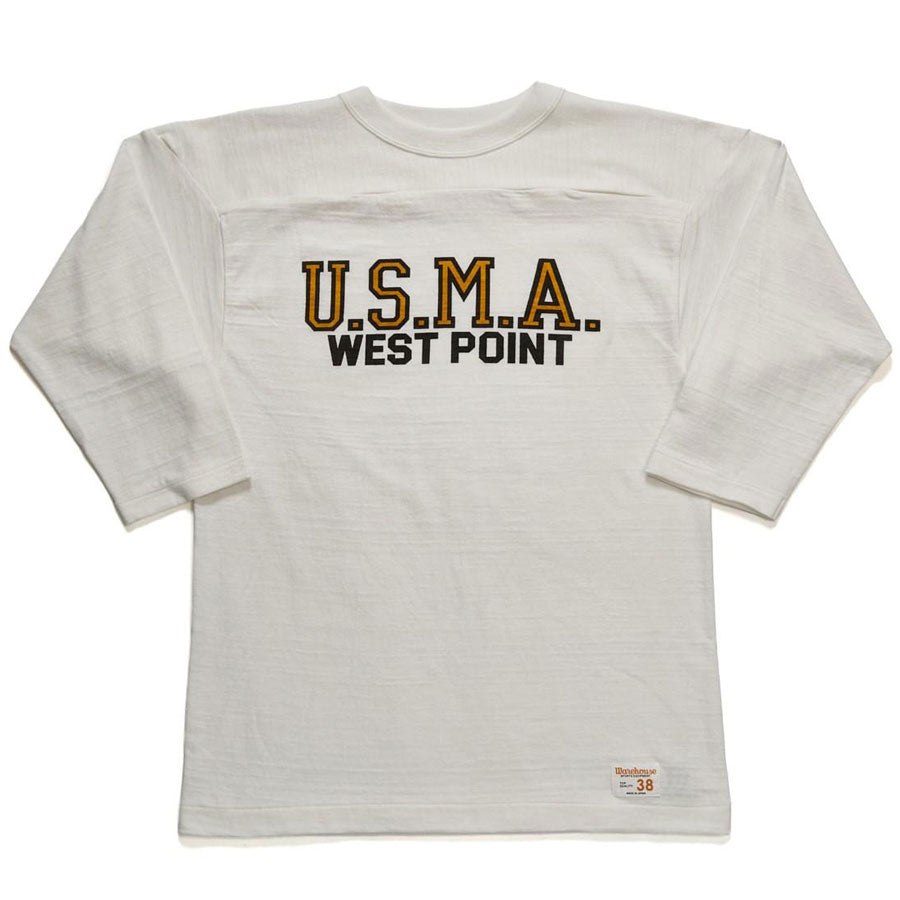 WAREHOUSE ウエアハウス Tシャツ Lot 4063 7分袖フットボールT Lot4063 U.S.M.A.