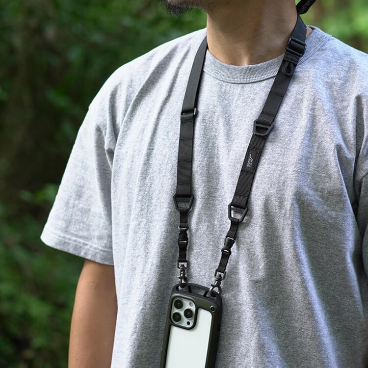 ROOT CO. ルートコー ネックストラップ UTILITY WEBBING NECK/SHOULDER LOOP ショルダーストラップ 斜め掛け スマホ おしゃれ iPhone