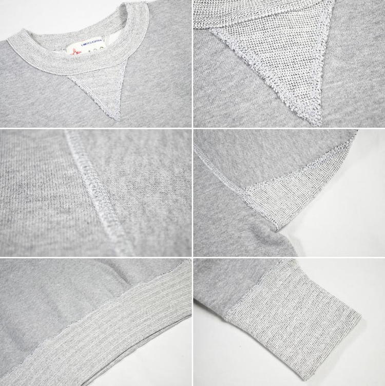 TWO MOON トゥームーン 丸胴両V スウェット トレーナー 92022