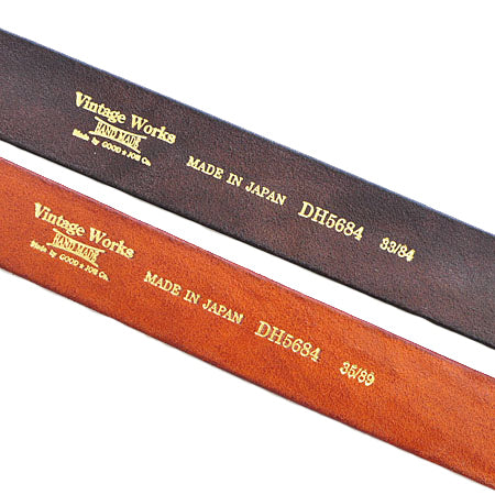 VINTAGE WORKS ヴィンテージワークス レザーベルト DH5684 メンズ 本革 ベルト ビンテージワークス