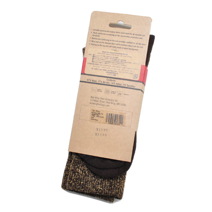 REDWING レッドウイング 靴下 Deep Toe-Capped Wool Socks ディープトゥキャップド ウールソックス