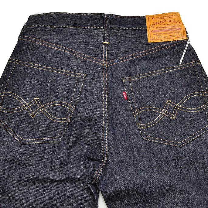 WAREHOUSE ウエアハウス ジーンズ LOT 1001XX(1000XX)【1947MODEL】 DEAD STOCK BLUE デッドストックブルー デニム メンズ