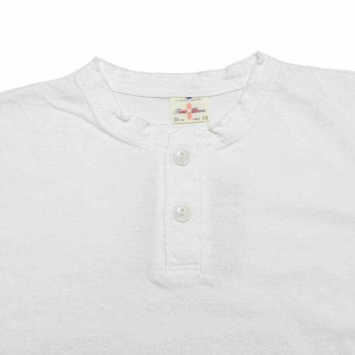 TWO MOON トゥームーン ヘンリーネック Tシャツ 24223 Henley neck tee 半袖 定番 メンズ