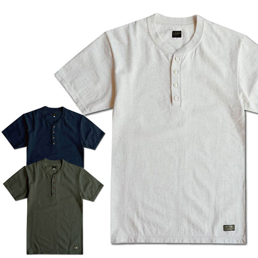 DALEE'S ダリーズ Tシャツ Spinner WORKER HENLEY NECK ヘンリーネック
