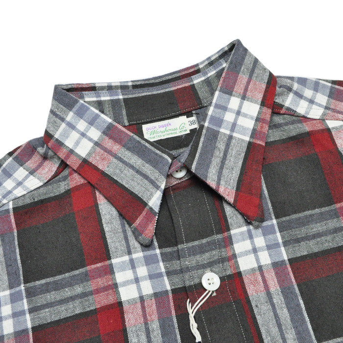 WAREHOUSE シャツ Lot 3056 SHORT SLEEVE CHECK WORK SHIRTS