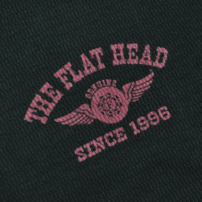 THE FLAT HEAD フラットヘッド Tシャツ サーマル フライングホイール THERMAL - FLYING WHEEL FN-THL-203