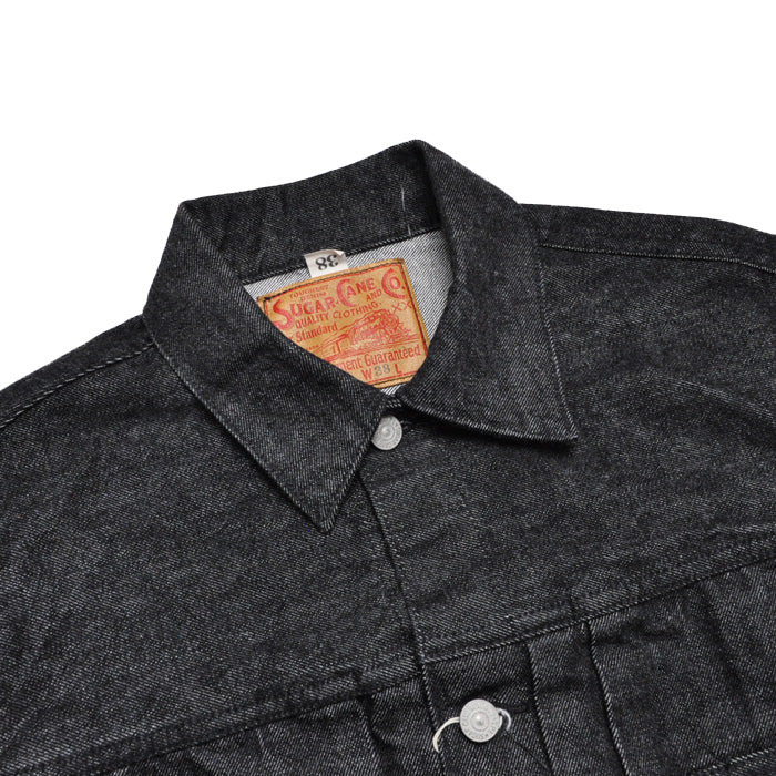 SUGAR CANE デニムジャケット SC15650 14.25oz. BLACK DENIM JACKET 1953 MODEL