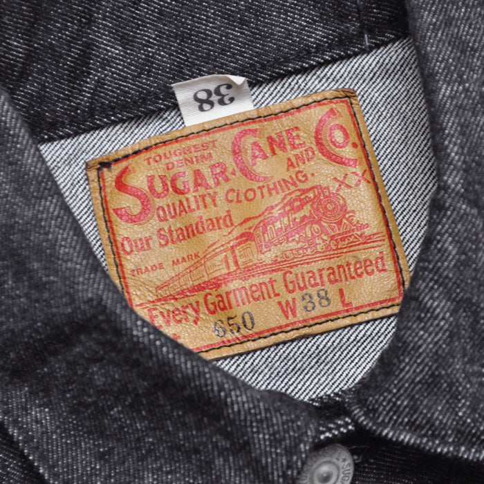 SUGAR CANE デニムジャケット SC15650 14.25oz. BLACK DENIM JACKET 1953 MODEL