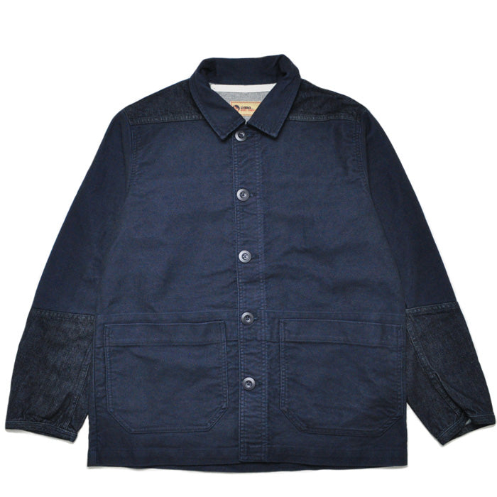 NIGEL CABOURN ジャケット ENGINEER JACKET MOLESKIN + DENIM 80491380000