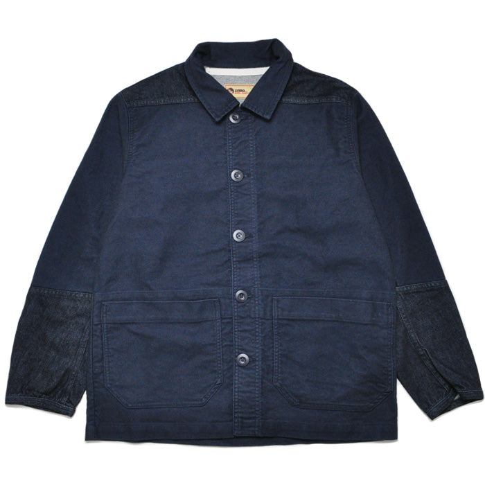 NIGEL CABOURN ジャケット ENGINEER JACKET MOLESKIN + DENIM 80491380000