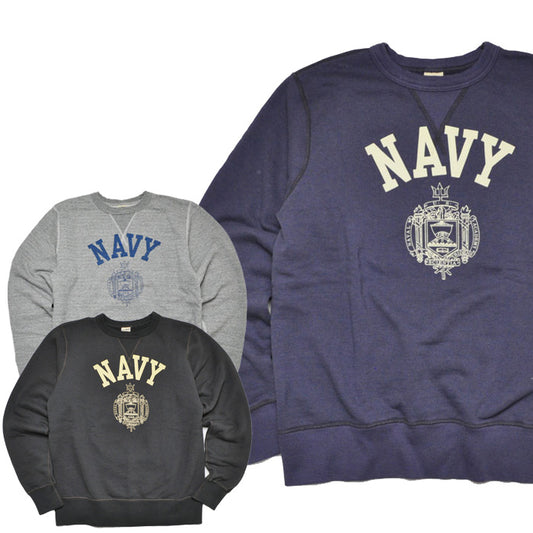 BUZZ RICKSON'S バズリクソンズ スウェット BR69339 SET-IN CREW NECK SWEAT SHIRTS NAVY