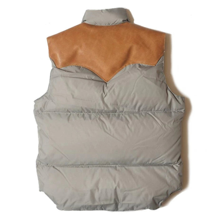 WAREHOUSE ウエアハウス ダウンベスト Lot Rocky Mountain Featherbed × WAREHOUSE NYLON DOWN VEST ロッキーマウンテン