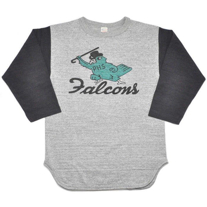 WAREHOUSE ウエアハウス Tシャツ Lot 4800 7分袖ベースボールT B.B.T. FALCONS