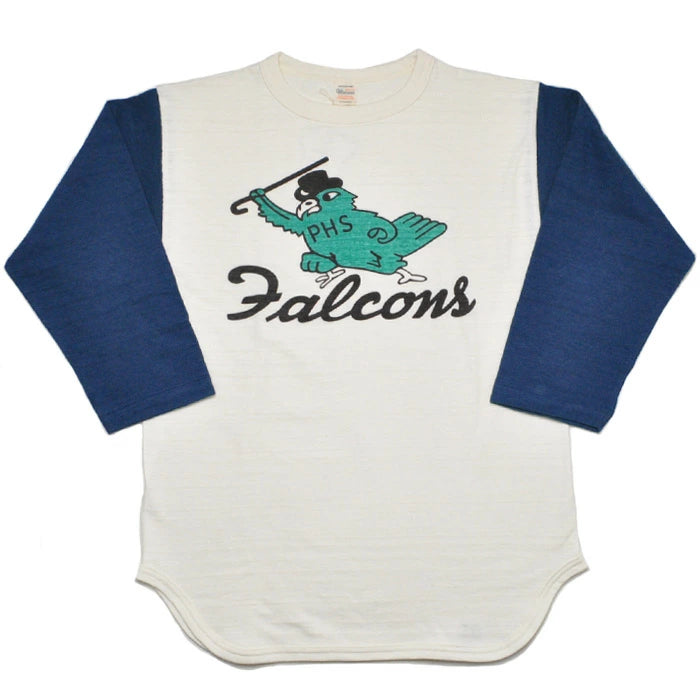 WAREHOUSE ウエアハウス Tシャツ Lot 4800 7分袖ベースボールT B.B.T. FALCONS