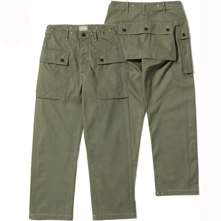 BUZZ RICKSON'S バズリクソンズ パンツ BR42501 U.S. MARINE CORPS M-1944 HERRINGBONE PANTS SHORT LENGTH