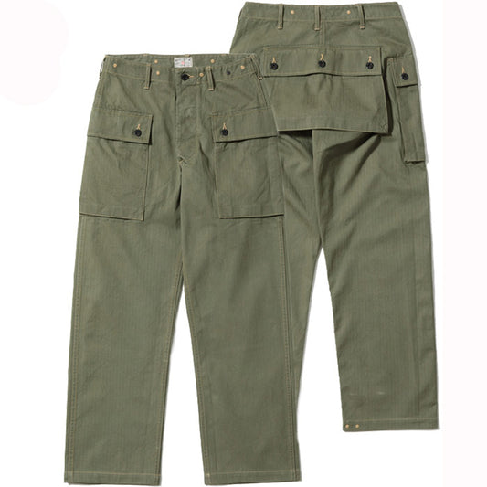 BUZZ RICKSON'S バズリクソンズ パンツ BR42501 U.S. MARINE CORPS M-1944 HERRINGBONE PANTS SHORT LENGTH