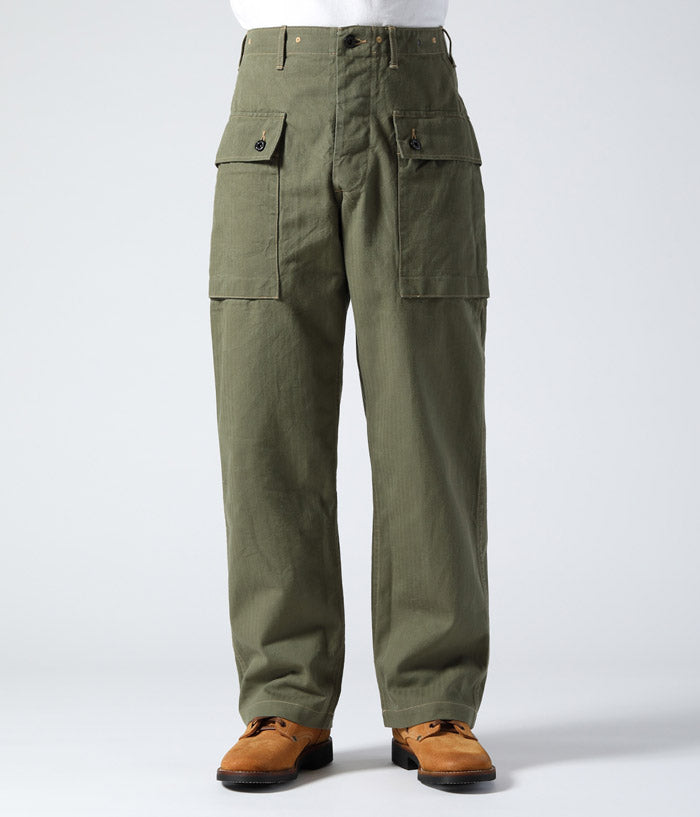 BUZZ RICKSON'S バズリクソンズ パンツ BR42501 U.S. MARINE CORPS M-1944 HERRINGBONE PANTS SHORT LENGTH