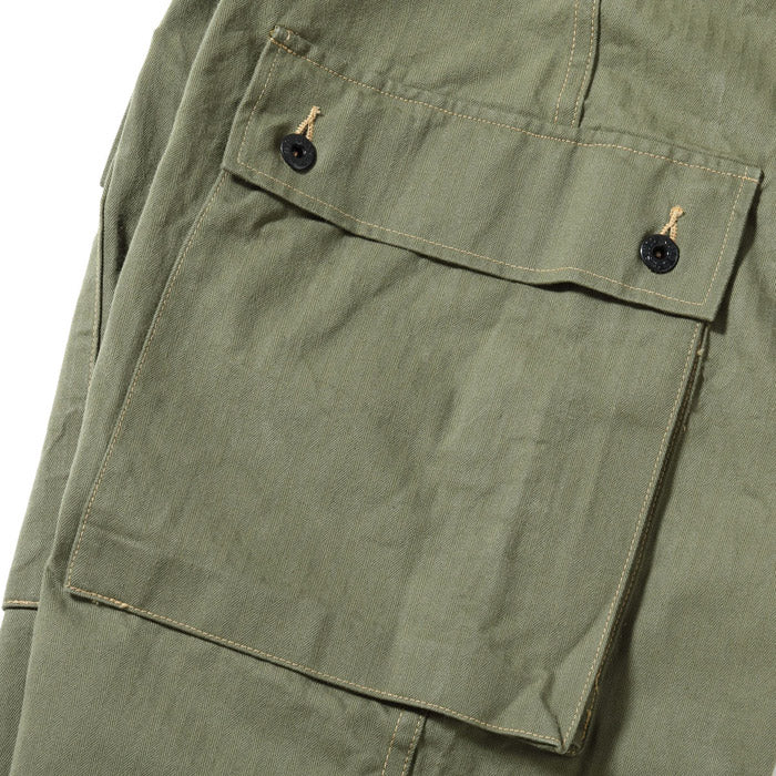 BUZZ RICKSON'S バズリクソンズ パンツ BR42501 U.S. MARINE CORPS M-1944 HERRINGBONE PANTS SHORT LENGTH