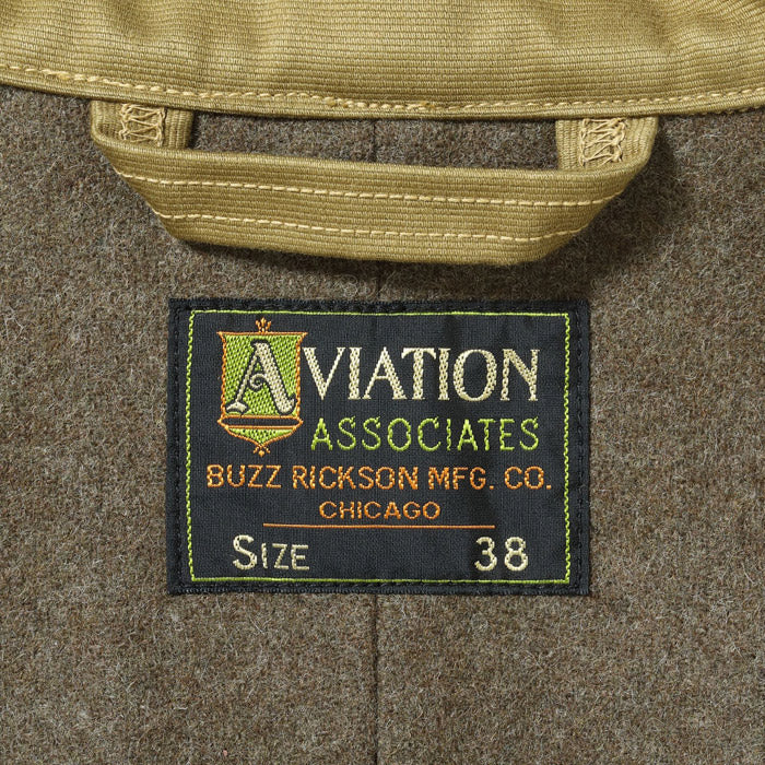 BUZZ RICKSON'S ミリタリーコート BR15588 AVIATION ASSOCIATES JUNGLE CLOTH AVIATOR COAT