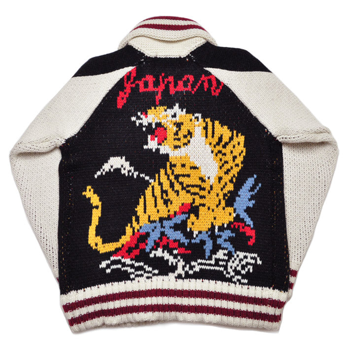 HOUSTON ヒューストン ニット カーディガン COWICHAN SWEATER (TIGER) カウチンニットセーター 22234