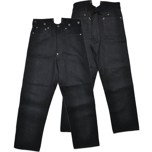NIGEL CABOURN ナイジェルケーボン パンツ レイルマンデニムパンツ - ブラックデニム RAILMAN DENIM PANT - BLACK DENIM 80500050026