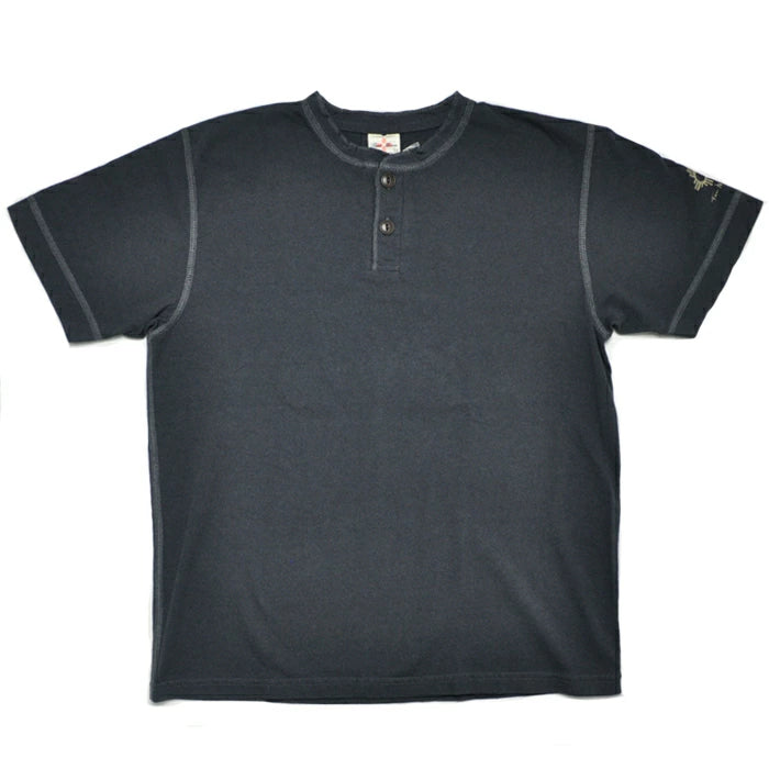 TWO MOON トゥームーン ヘンリーネック Tシャツ 24223 Henley neck tee 半袖 定番 メンズ