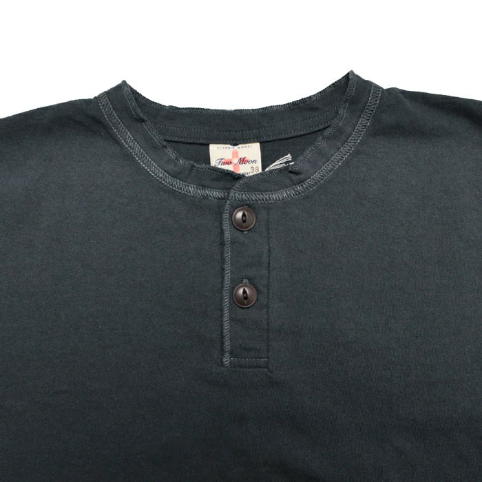 TWO MOON トゥームーン ヘンリーネック Tシャツ 24223 Henley neck tee 半袖 定番 メンズ