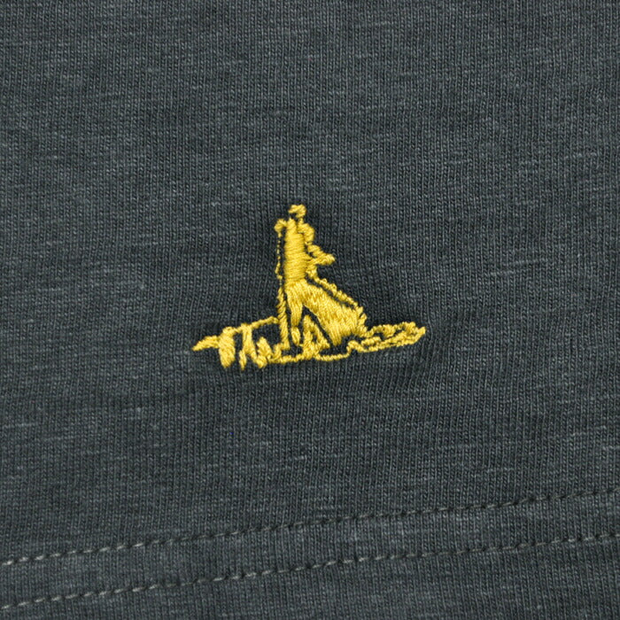 TWO MOON トゥームーン Tシャツ 20287 丸胴 スラブコットン コヨーテ刺繍Tシャツ