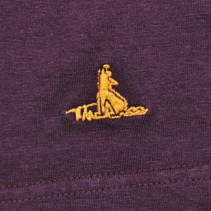 TWO MOON トゥームーン Tシャツ 20287 丸胴 スラブコットン コヨーテ刺繍Tシャツ