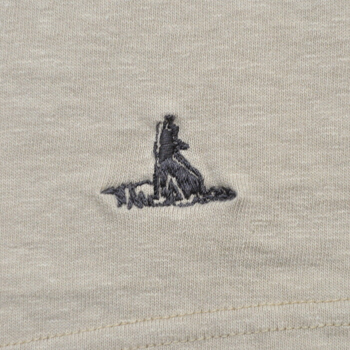 TWO MOON トゥームーン Tシャツ 20287 丸胴 スラブコットン コヨーテ刺繍Tシャツ