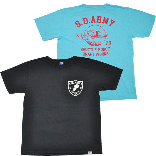 ダルチザン STUDIO D'ARTISAN Tシャツ USプリントTシャツ 8182B