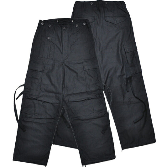 NIGEL CABOURN ナイジェルケーボン パンツ アーミーカーゴパンツ - ブラック ARMY CARGO PANT - BLACK 80510050112