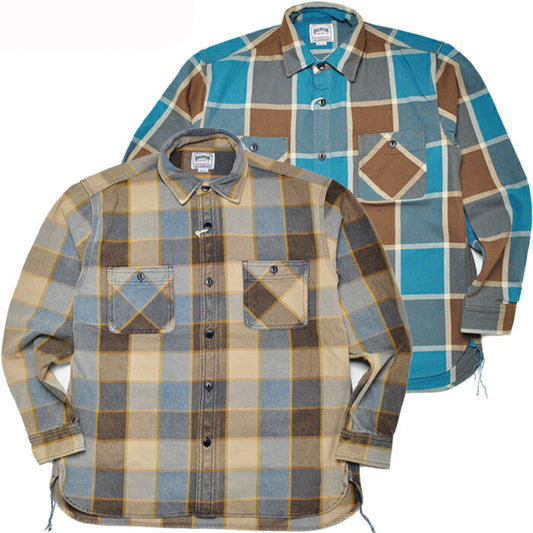 HOUSTON ヒューストン シャツ 41253VW VINTAGE CHECK VIYELLA SHIRT ビンテージチェックビエラシャツ