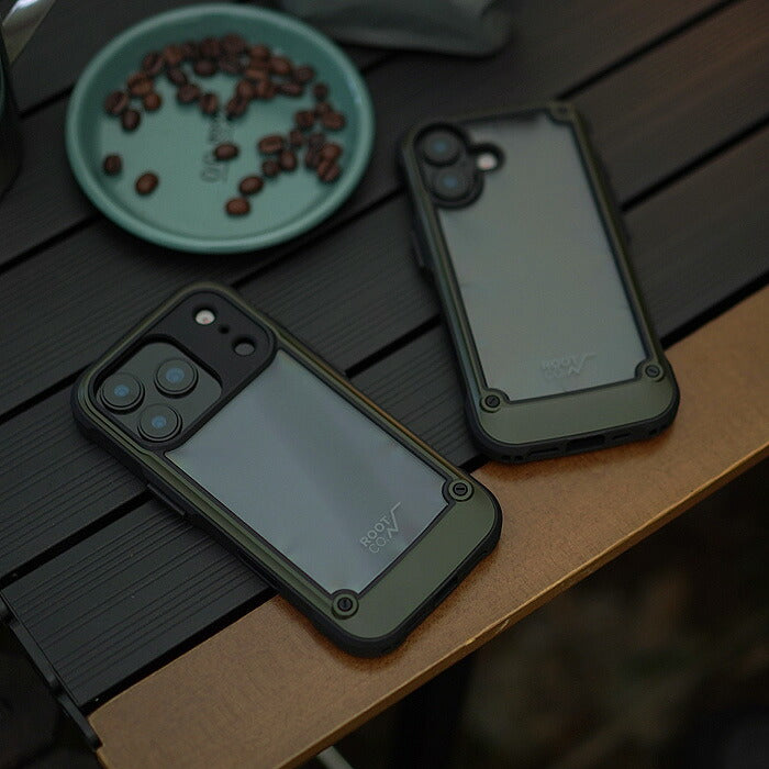 ROOT CO ルートコー iPhone17 GRAVITY Shock Resist Tough & Basic Case. 耐衝撃 アウトドア クリアケース