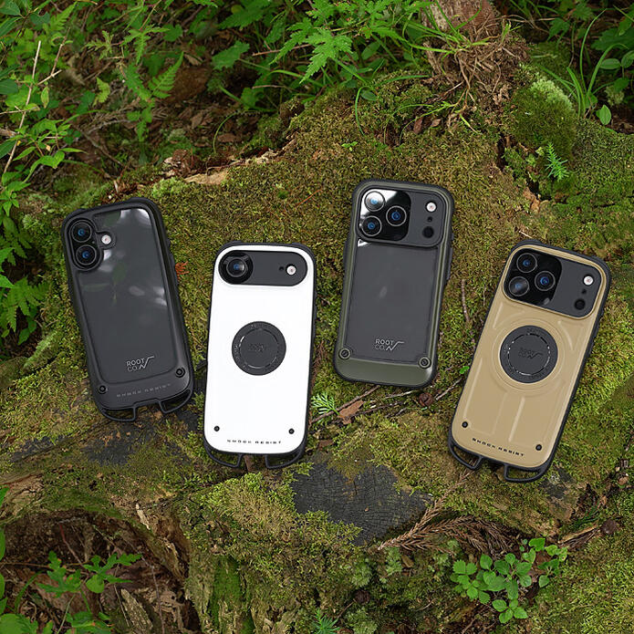 ROOT CO ルートコー iPhone17 GRAVITY Shock Resist Tough & Basic Case. 耐衝撃 アウトドア クリアケース